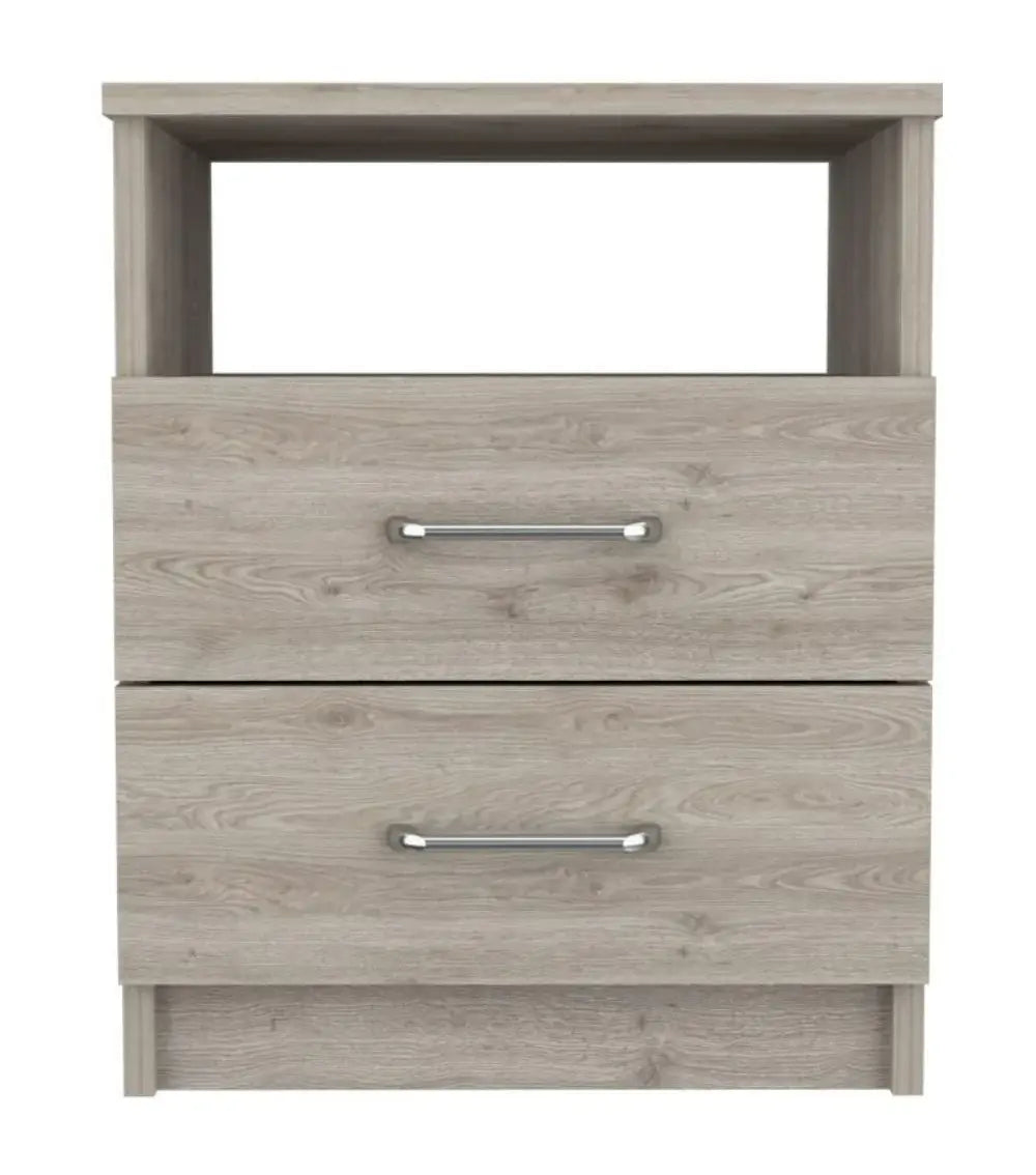 Modern and Stylish Light Grey Particle Bedroom Nightstand - Homeroots - Flyclothing LLC