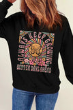 Graphic Round Neck Long Sleeve Sweatshirt - Trendsi - Flyclothing LLC