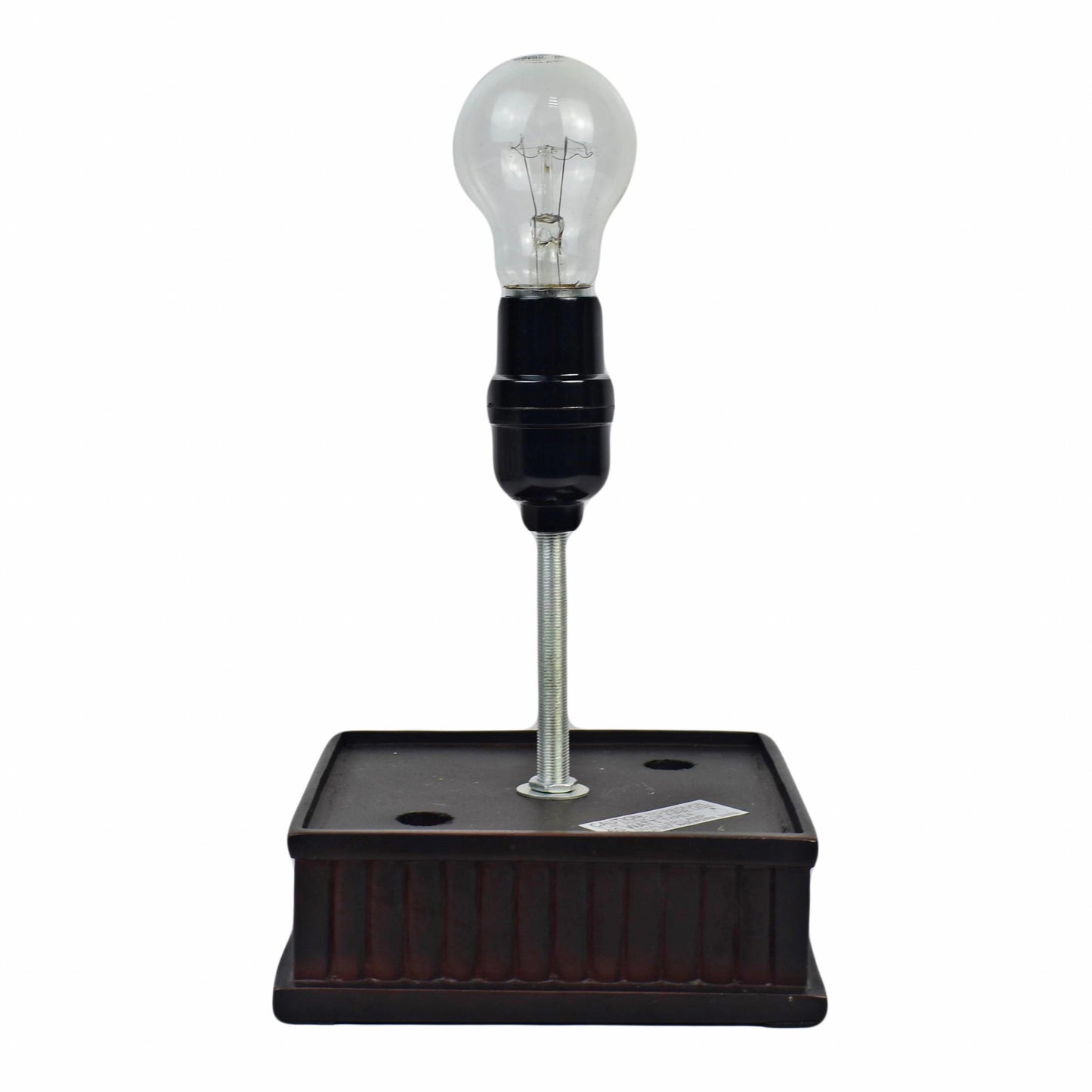 18" Tiffany Style Jeweled Dark Brown Base Table Lamp - Homeroots - Flyclothing LLC