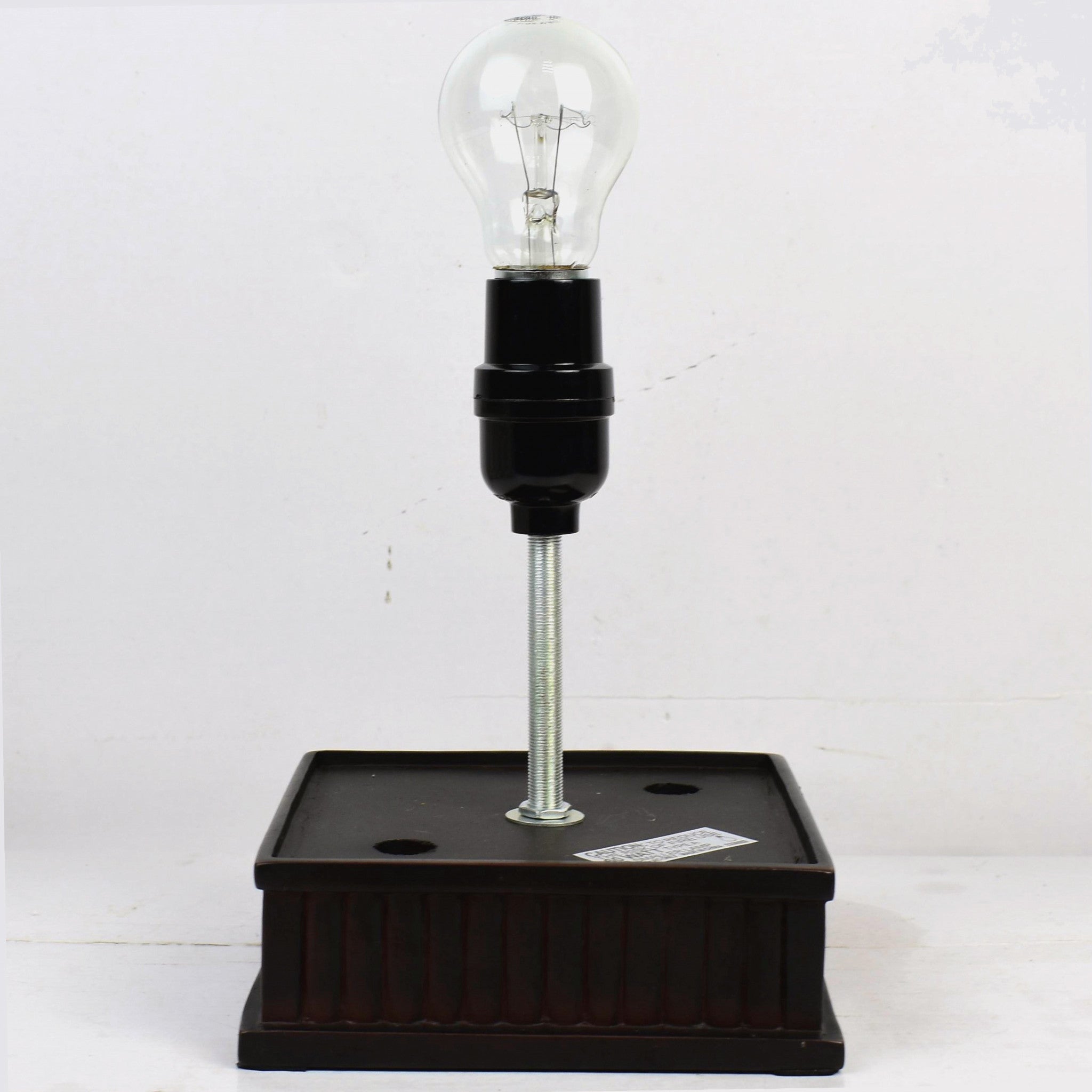 18" Tiffany Style Floral Dark Brown Base Table Lamp - Homeroots - Flyclothing LLC