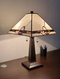 22" Dark Brown Metal Two Light Candlestick Table Lamp With Ivory Shade - Homeroots - Flyclothing LLC