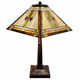 22" Dark Brown Metal Two Light Candlestick Table Lamp With Beige Shade - Homeroots - Flyclothing LLC