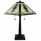 22" Dark Brown Metal Two Light Candlestick Table Lamp With Beige Shade - Homeroots - Flyclothing LLC