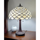 23" Dark Brown Metal Two Light Candlestick Table Lamp With White Shade - Homeroots - Flyclothing LLC