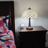 23" Dark Brown Metal Two Light Candlestick Table Lamp With White Shade - Homeroots - Flyclothing LLC