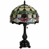 19" Dark Brown Metal Candlestick Table Lamp With Orange Dome Shade - Homeroots - Flyclothing LLC