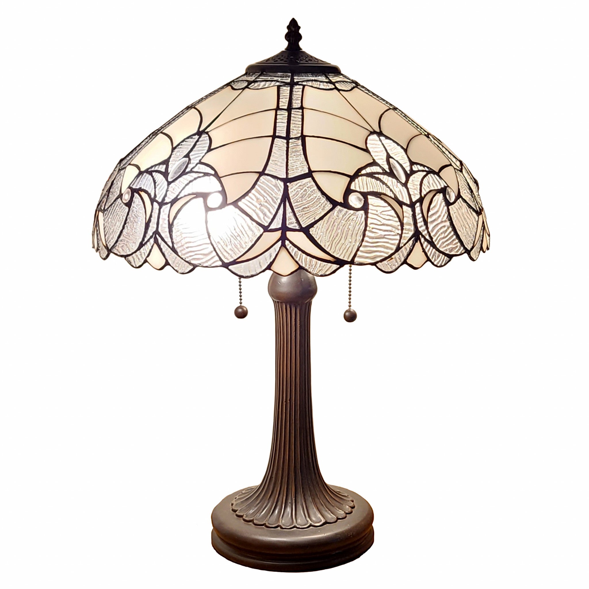 24" Dark Brown Metal Two Light Candlestick Table Lamp With Dark Brown Shade - Homeroots - Flyclothing LLC