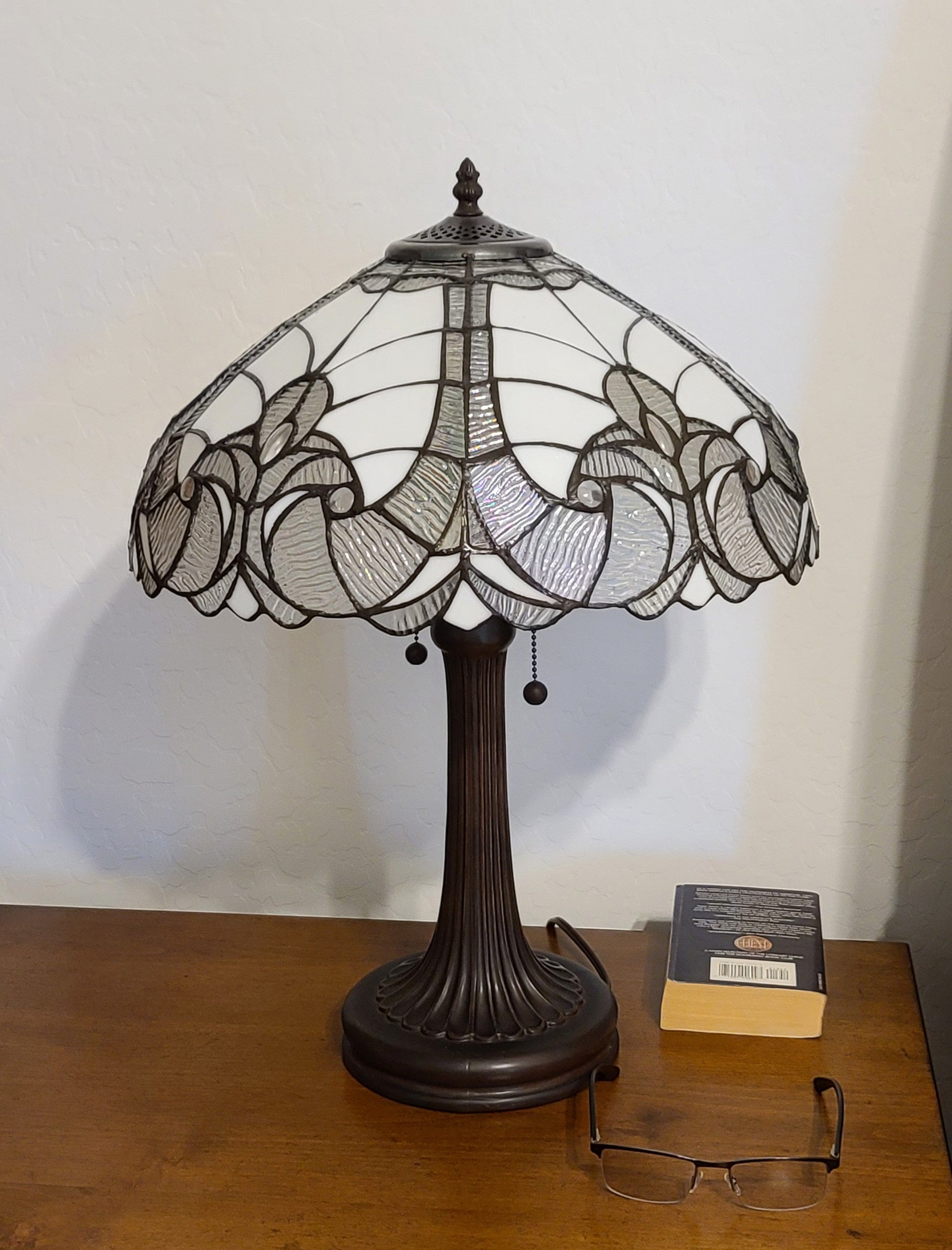 24" Dark Brown Metal Two Light Candlestick Table Lamp With Dark Brown Shade - Homeroots - Flyclothing LLC