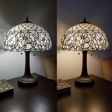 23" Dark Brown Metal Two Light Candlestick Table Lamp With White Shade - Homeroots - Flyclothing LLC