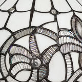 19" Dark Brown Metal Candlestick Table Lamp With White Dome Shade - Homeroots - Flyclothing LLC