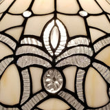 19" Dark Brown Metal Candlestick Table Lamp With White Dome Shade - Homeroots - Flyclothing LLC