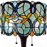 22" Dark Brown Metal Two Light Candlestick Table Lamp With Green Shade - Homeroots - Flyclothing LLC