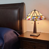 22" Dark Brown Metal Two Light Candlestick Table Lamp With White Shade - Homeroots - Flyclothing LLC