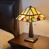 22" Dark Brown Metal Two Light Candlestick Table Lamp With White Shade - Homeroots - Flyclothing LLC