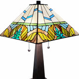 22" Dark Brown Metal Two Light Candlestick Table Lamp With White Shade - Homeroots - Flyclothing LLC