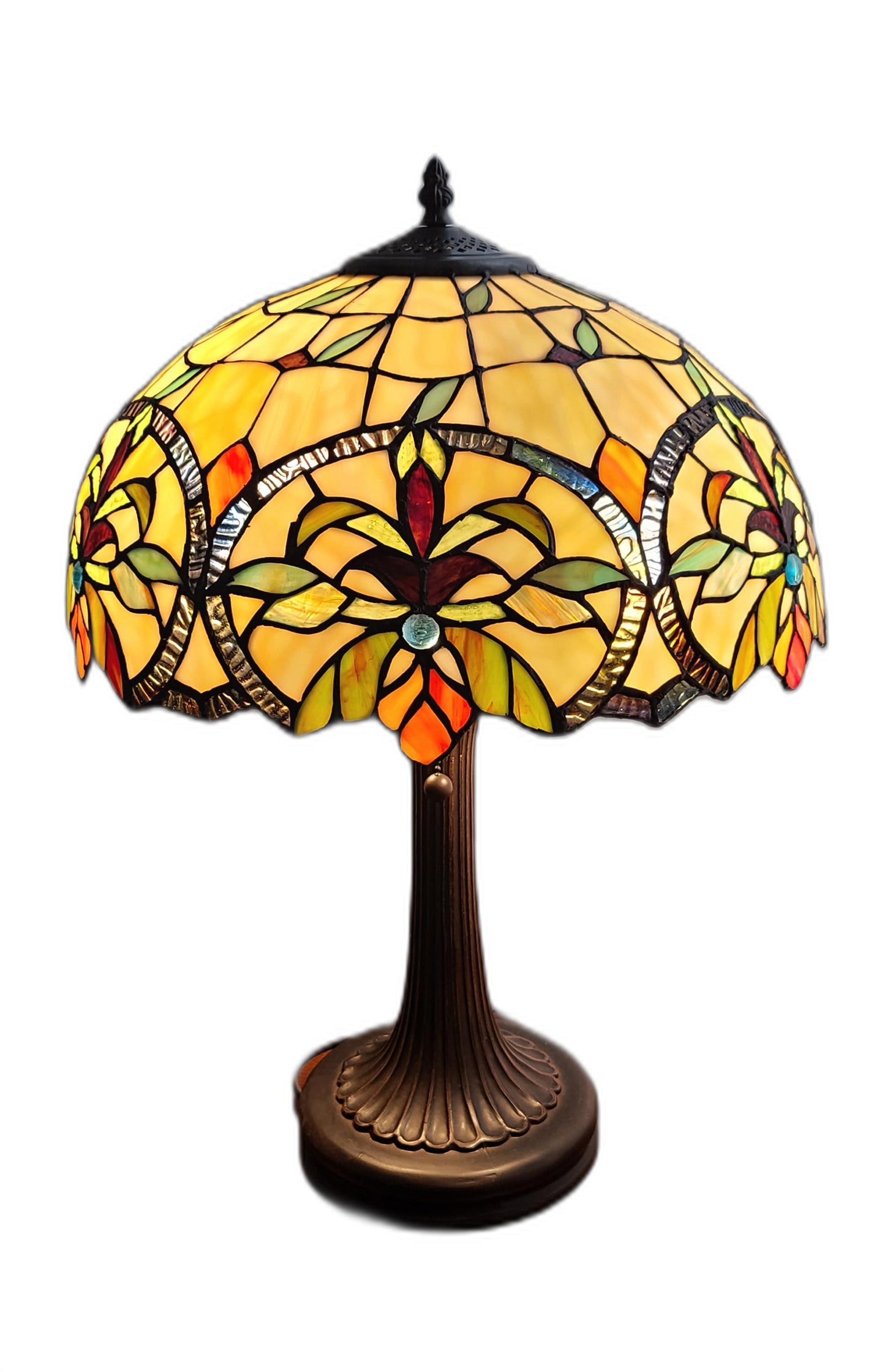 23" Dark Brown Metal Two Light Candlestick Table Lamp With White Shade - Homeroots - Flyclothing LLC