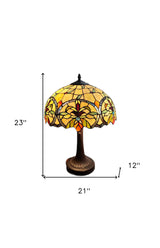 23" Dark Brown Metal Two Light Candlestick Table Lamp With White Shade - Homeroots - Flyclothing LLC