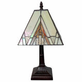 15" Dark Brown Metal Candlestick Table Lamp With Beige Shade - Homeroots - Flyclothing LLC