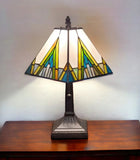 15" Dark Brown Metal Candlestick Table Lamp With Beige Shade - Homeroots
