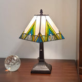 15" Dark Brown Metal Candlestick Table Lamp With Beige Shade - Homeroots - Flyclothing LLC