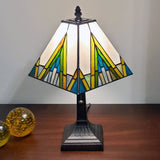 15" Dark Brown Metal Candlestick Table Lamp With Beige Shade - Homeroots - Flyclothing LLC