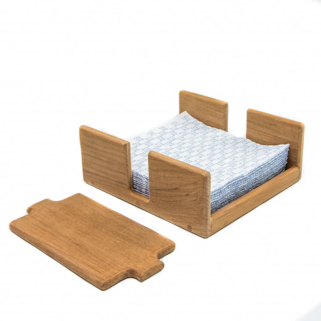 Free Standing 7.38 " Wood Napkin Holder - Homeroots - Flyclothing LLC