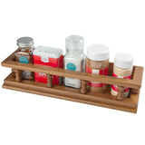 Wall Mounted 14.00 " Wood Spice Rack - Homeroots