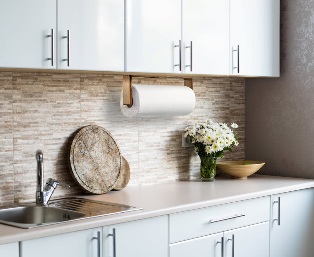 Wall Mounted 12.25 " Wood Paper Towel Holder - Homeroots - Flyclothing LLC