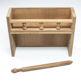 Wall Mounted 13.07 " Wood Spice Jar & Rack Set - Homeroots - Flyclothing LLC