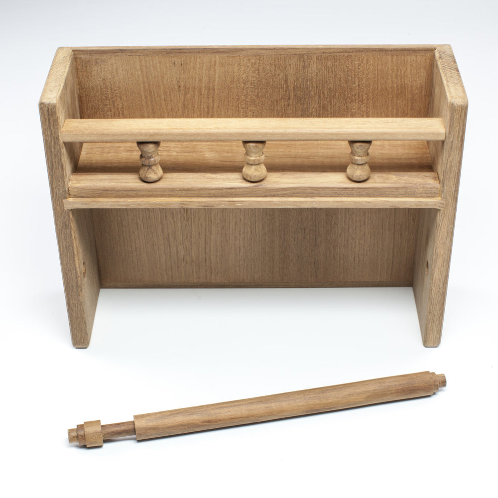 Wall Mounted 13.07 " Wood Spice Jar & Rack Set - Homeroots - Flyclothing LLC