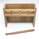 Wall Mounted 13.07 " Wood Spice Jar & Rack Set - Homeroots