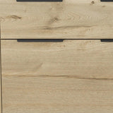 47" Brown and Black Four Drawer Double Dresser - Homeroots - Flyclothing LLC