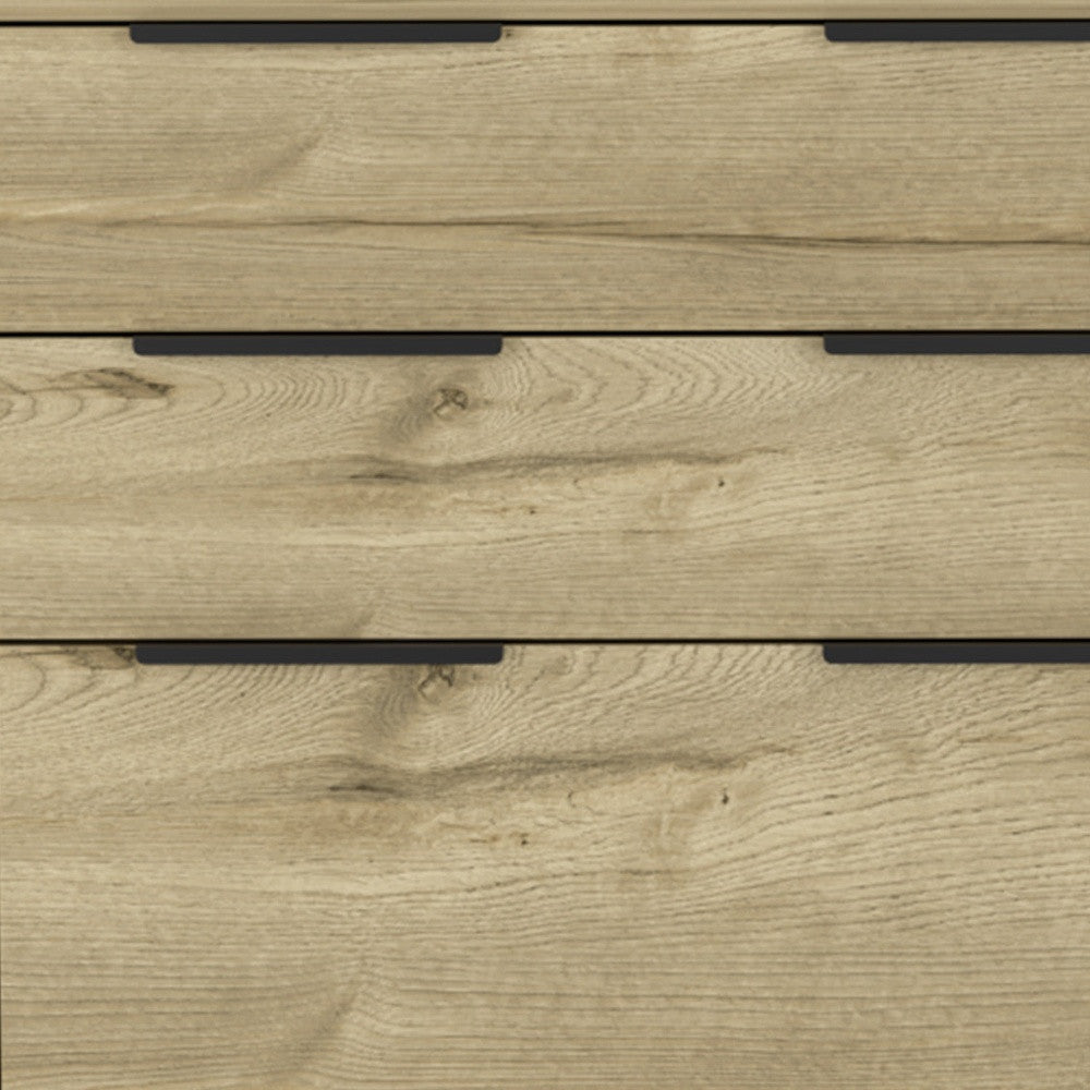 30" Brown and Black Three Drawer Dresser - Homeroots - Flyclothing LLC