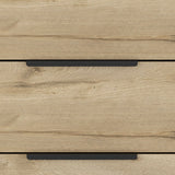 18" Brown and Black Three Drawer Standard Chest - Homeroots - Flyclothing LLC