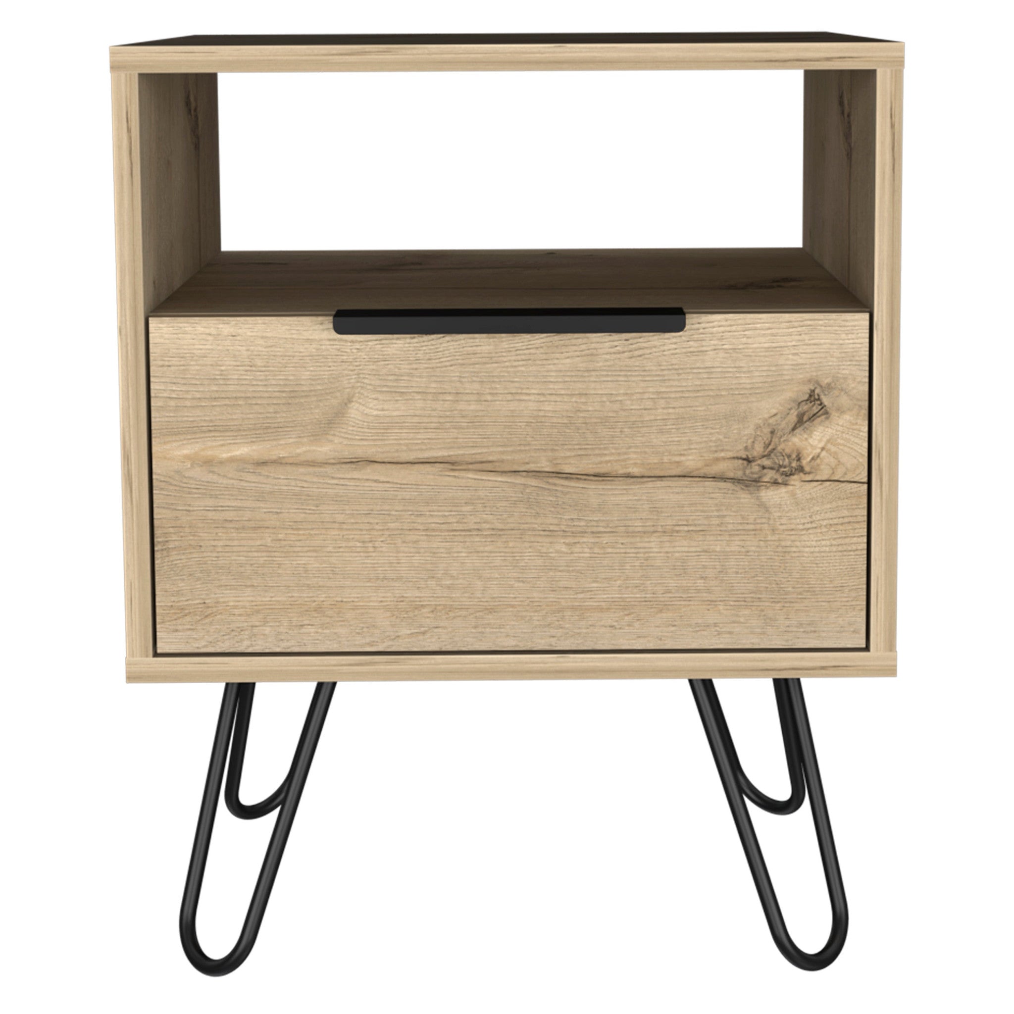 22" Light Oak Nightstand - Homeroots - Flyclothing LLC