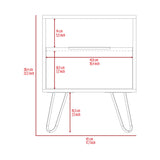22" Light Oak Nightstand - Homeroots - Flyclothing LLC