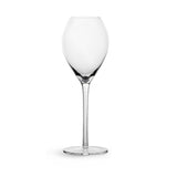 Set of Two Clear Crystal Glass Tuliped Bowl Stemmed Champagne Glass - Homeroots