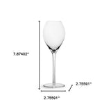 Set of Two Clear Crystal Glass Tuliped Bowl Stemmed Champagne Glass - Homeroots - Flyclothing LLC