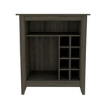 Espresso Bar Cart With Wine Storage - Homeroots - Flyclothing LLC