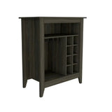 Espresso Bar Cart With Wine Storage - Homeroots - Flyclothing LLC