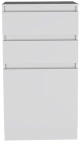 23" White Two Drawer Standard Chest - Homeroots - Flyclothing LLC