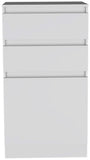 23" White Two Drawer Standard Chest - Homeroots