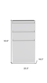 23" White Two Drawer Standard Chest - Homeroots - Flyclothing LLC