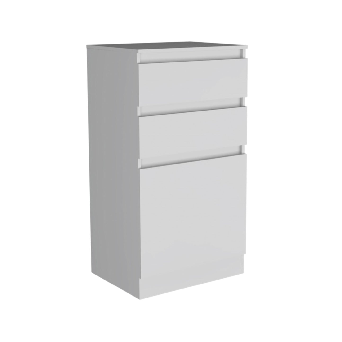 23" White Two Drawer Standard Chest - Homeroots - Flyclothing LLC