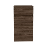 23" Dark Brown Two Drawer Standard Chest - Homeroots - Flyclothing LLC