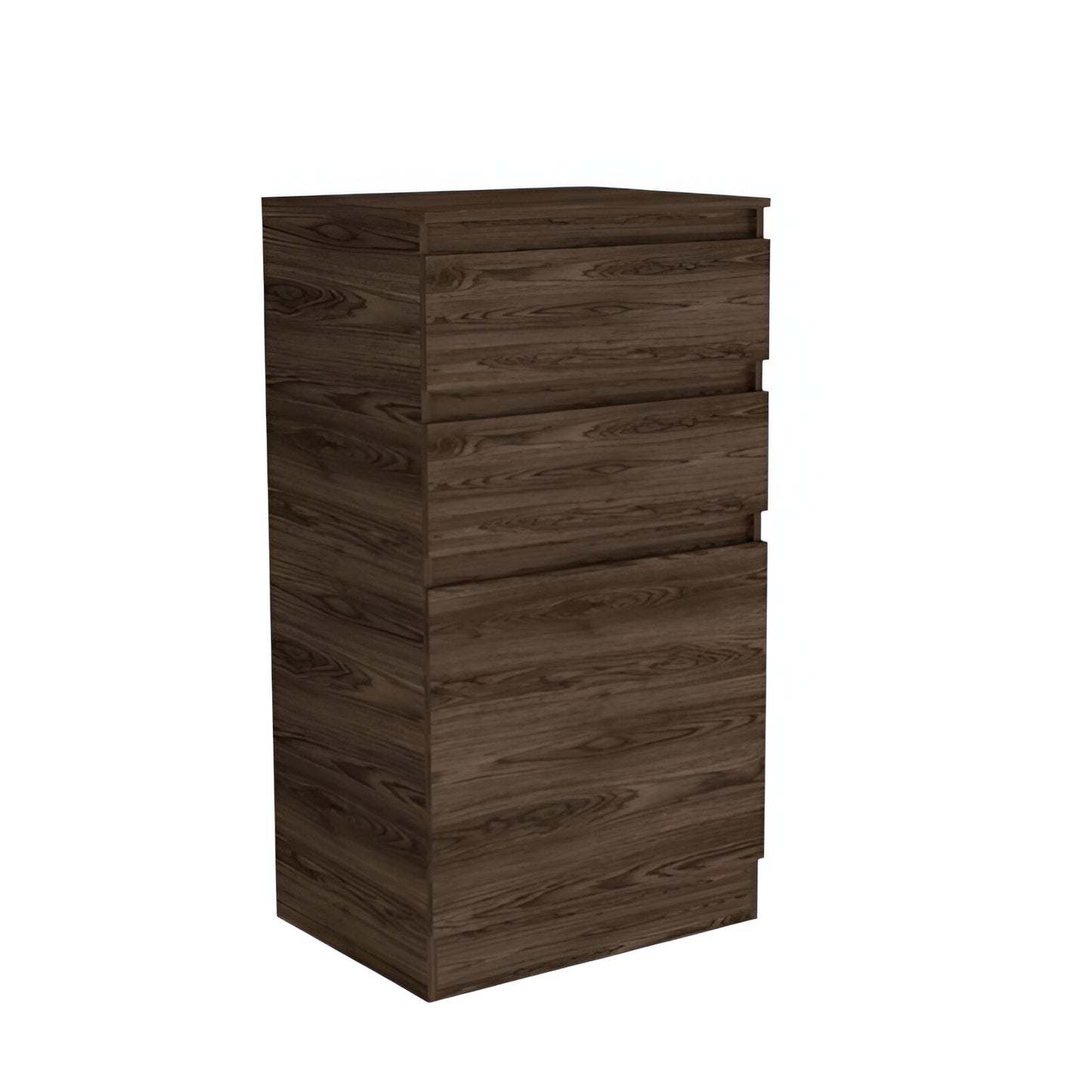 23" Dark Brown Two Drawer Standard Chest - Homeroots - Flyclothing LLC