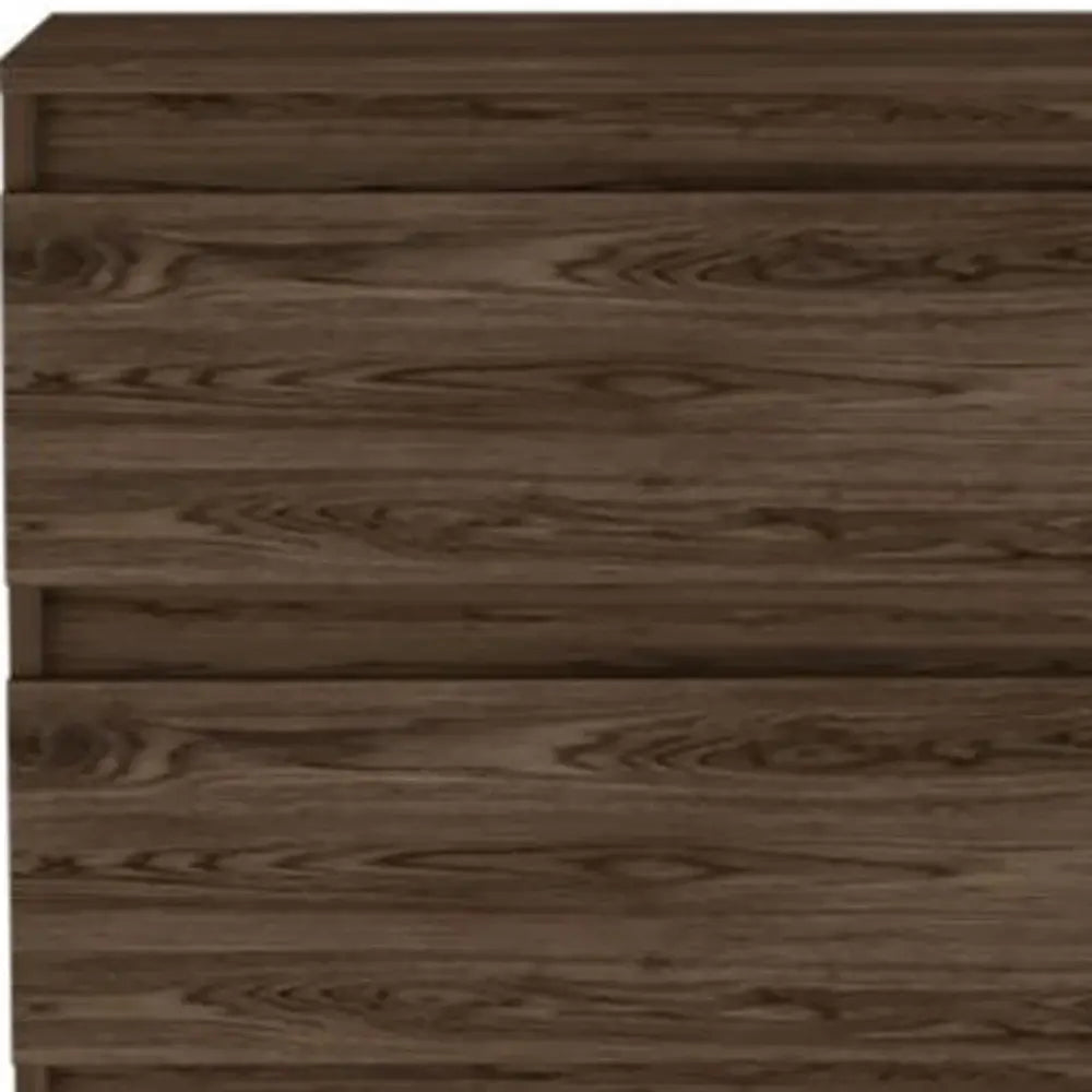 23" Dark Brown Two Drawer Standard Chest - Homeroots - Flyclothing LLC