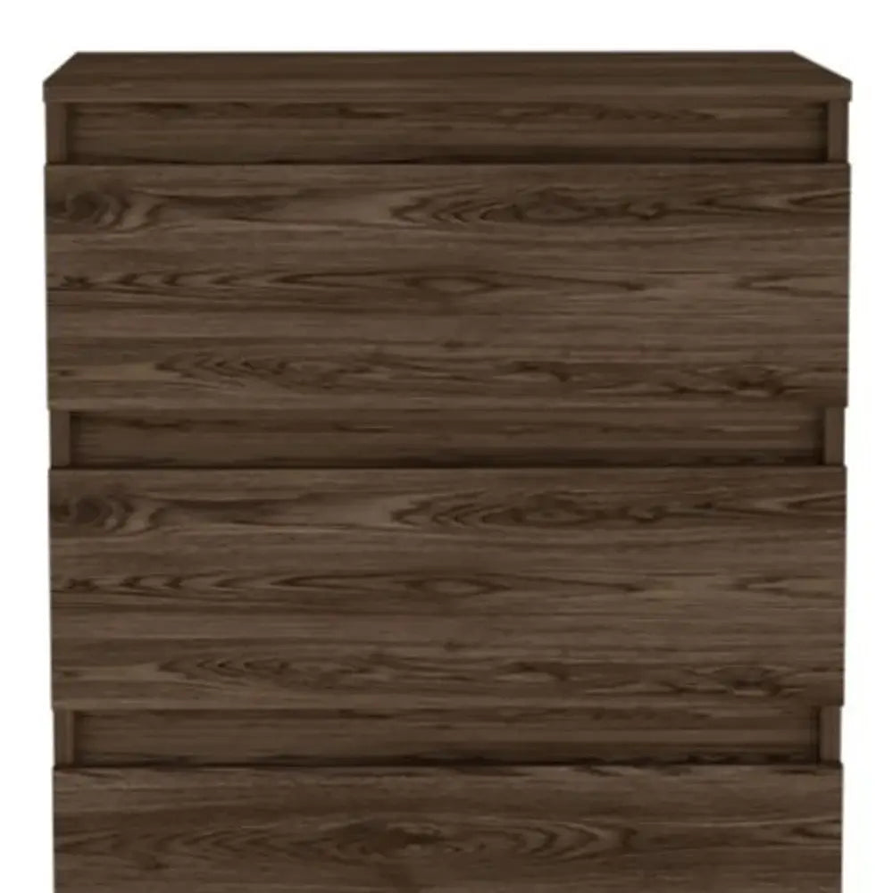 23" Dark Brown Two Drawer Standard Chest - Homeroots - Flyclothing LLC
