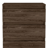 23" Dark Brown Two Drawer Standard Chest - Homeroots