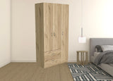 71" Light Oak Manufactured Wood Two Drawer Combo Dresser - Homeroots - Flyclothing LLC
